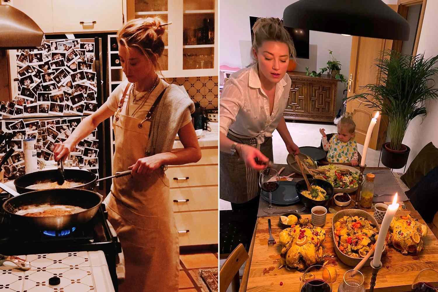 Amber Heard Offers a Heartwarming Look at Her Life as a Mom with Throwback Thanksgiving Photos