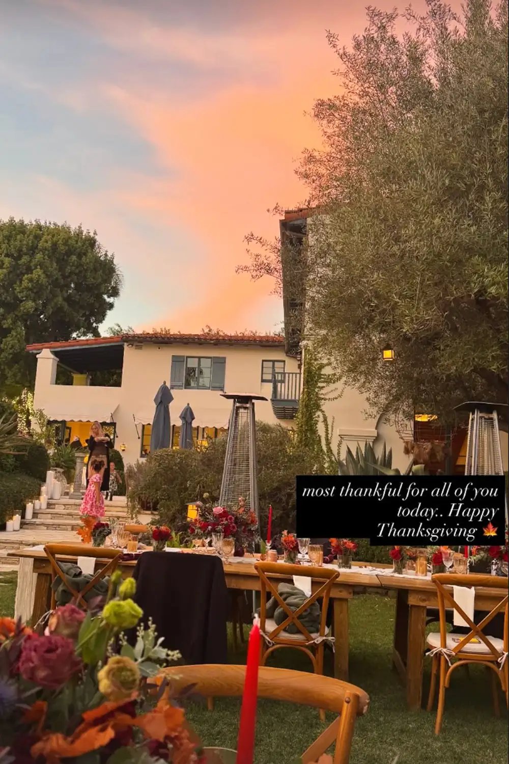 Selena Gomez First Thanksgiving Since Wedding.