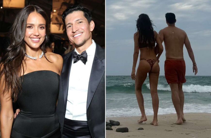 Jessica Alba Celebrates Thanksgiving with a Heartfelt Swimsuit Photo Featuring Boyfriend Danny Ramirez
