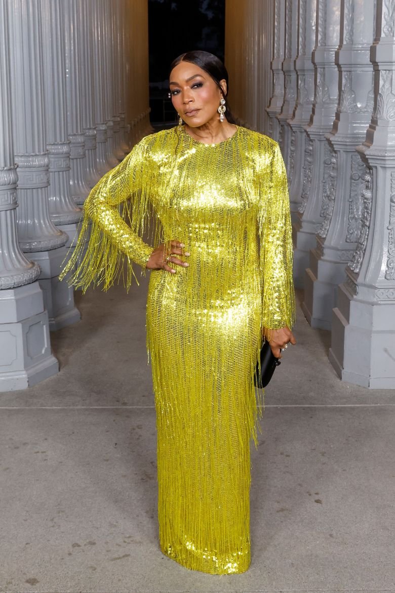 Angela Bassett in Gucci.