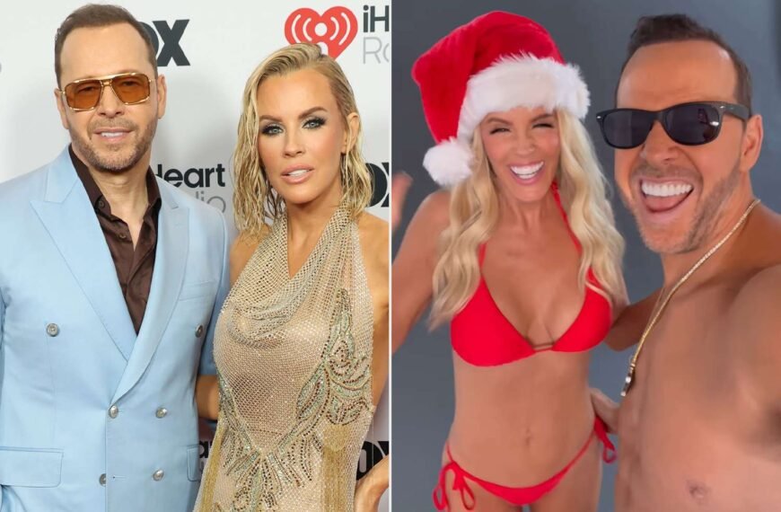 Jenny McCarthy Shares Sneak Peek of Christmas Photoshoot with Donnie Wahlberg