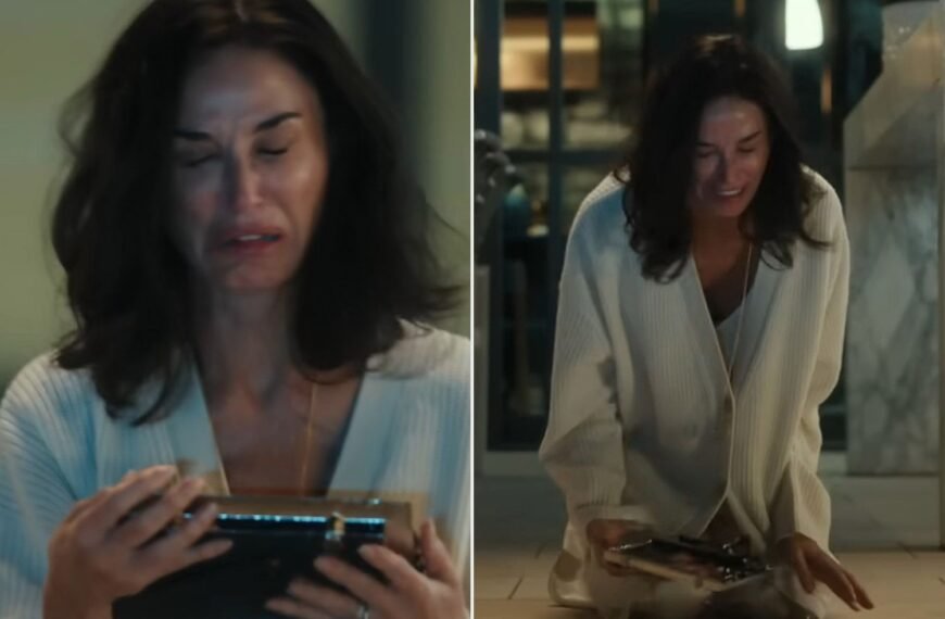 Demi Moore Breaks Down in Heartfelt Scene Following the Death of Jon Hamm's Character in Landman