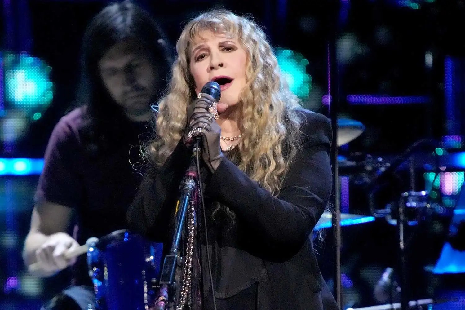 Stevie Nicks performs onstage at the 38th Annual Rock & Roll Hall Of Fame Induction Ceremony at Barclays Center on November 03, 2023 in New York City