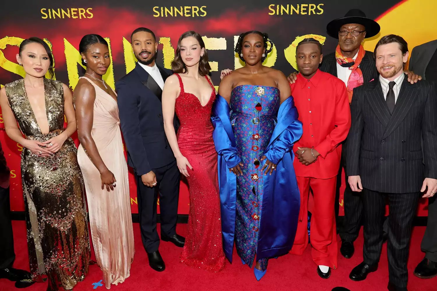 The cast of 'Sinners' in New York City on April 3, 2025.