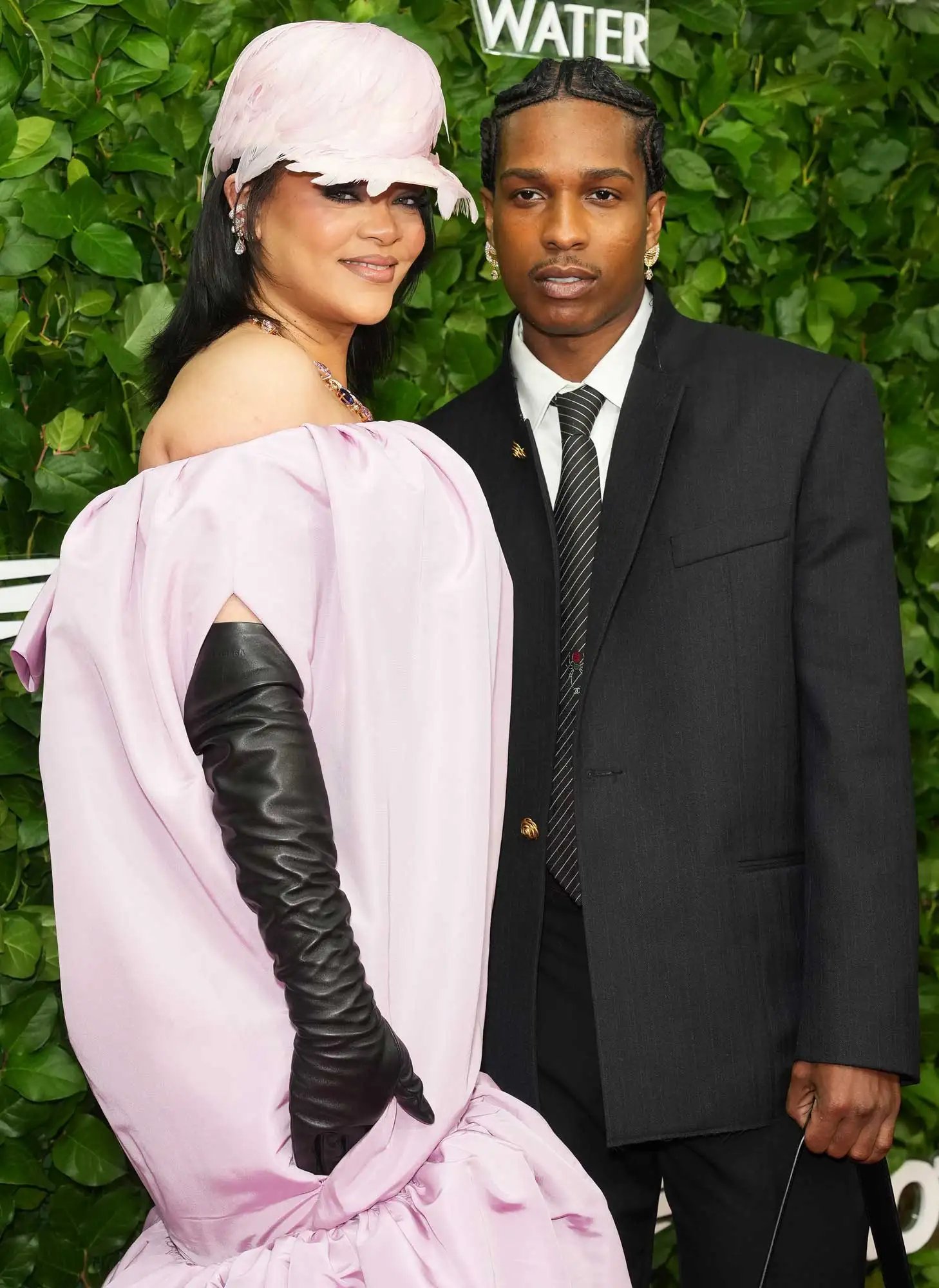 A$AP Rocky and Rihanna attend The Gotham Awards