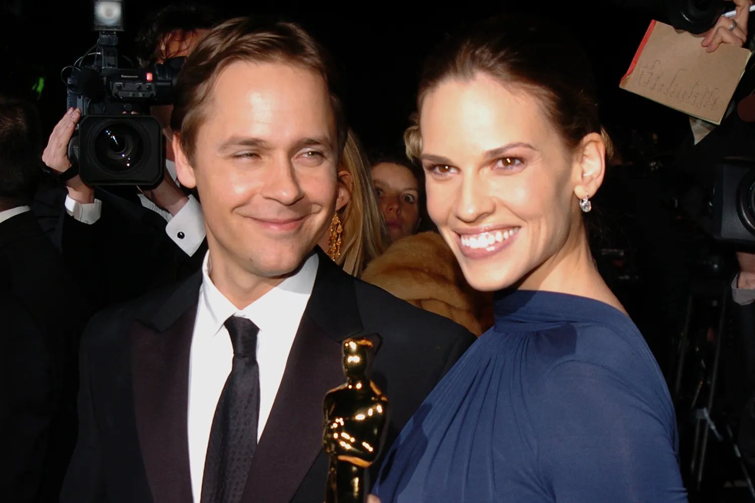 Chad Lowe and Hilary Swank