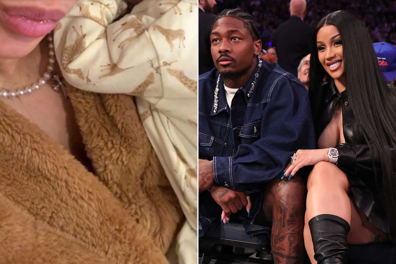 Cardi B Shares Heartwarming Photo of Her Son, Calling Him Her 'Cuddle Buddy' with Stefon Diggs