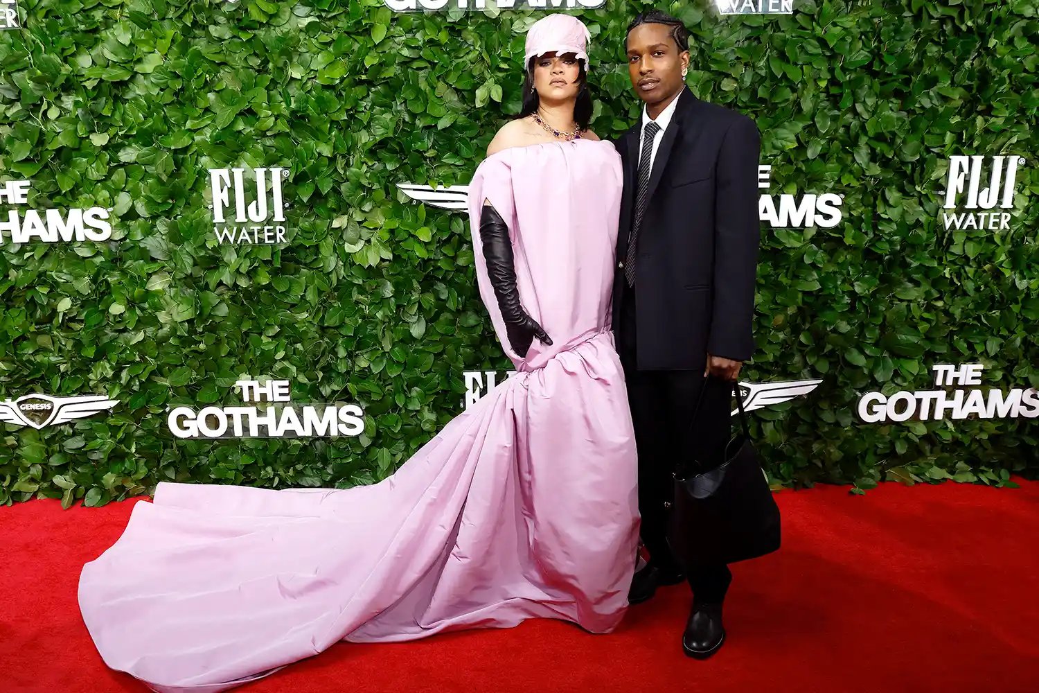 Rihanna and A$AP Rocky attend the 35th Gotham Film Awards at Cipriani Wall Street on December 01, 2025 in New York City