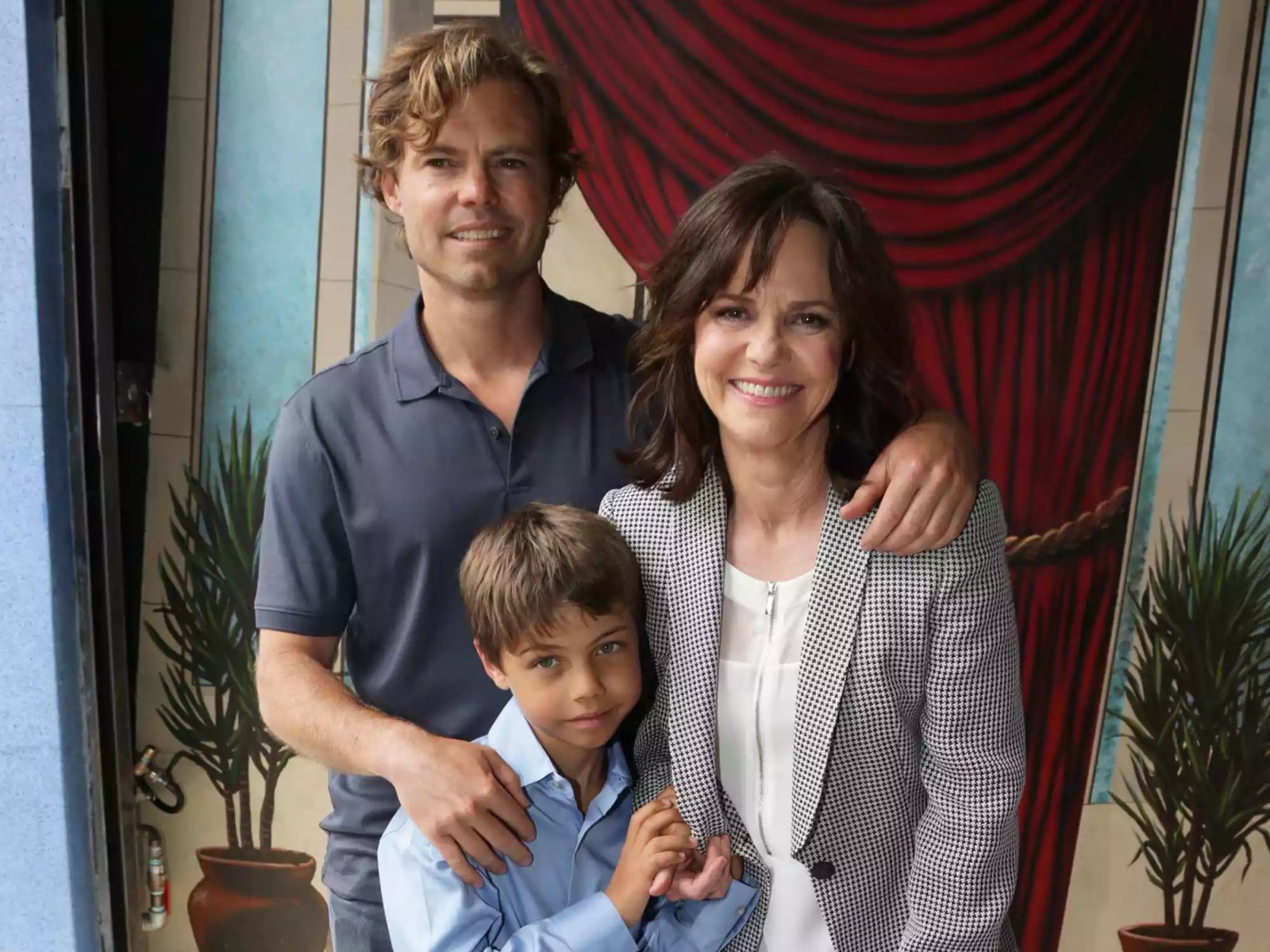 Sally Field, Eli Craig, Noah Craig at Sally Field’s Hollywood Walk of Fame ceremony.