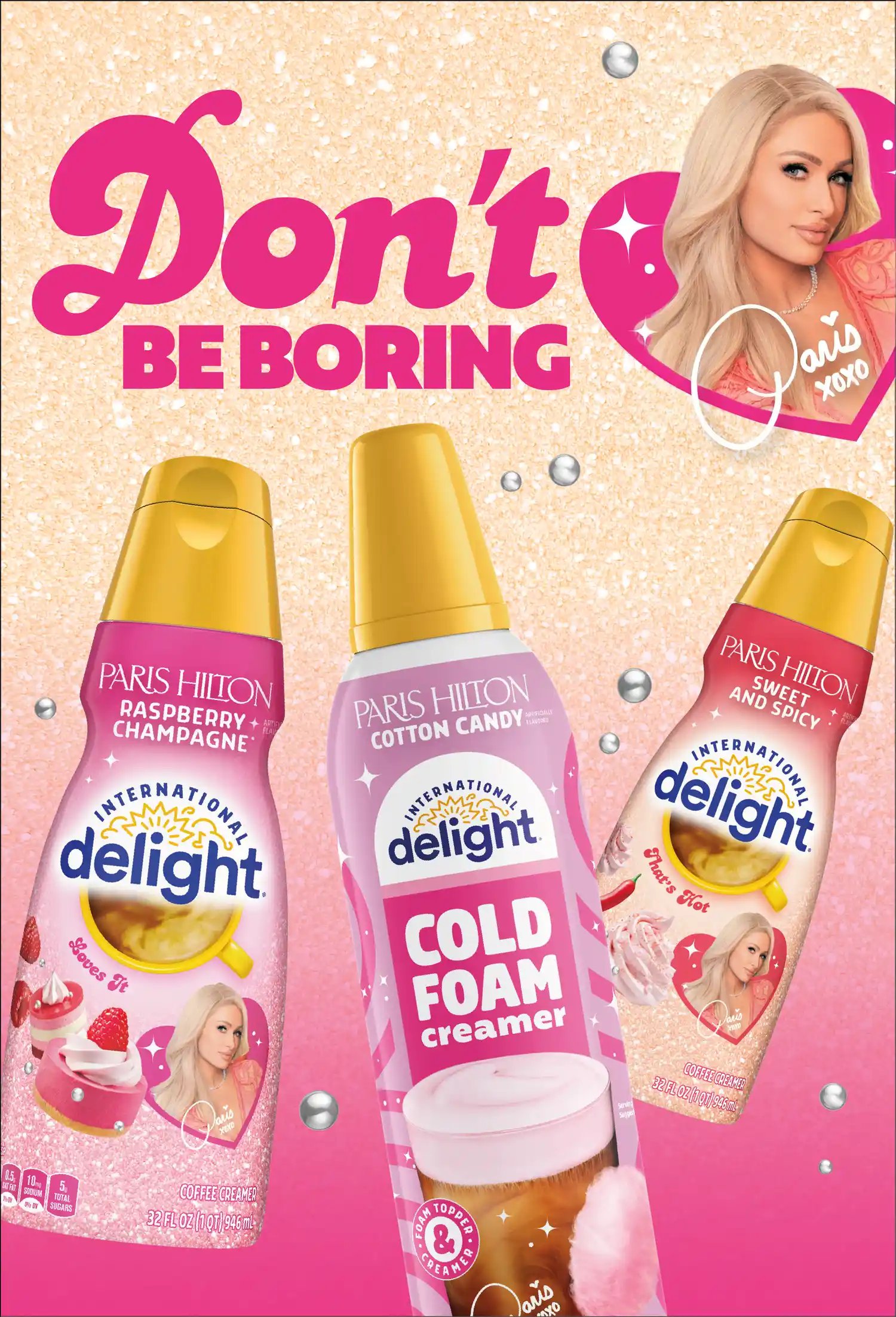 Paris Hilton Is Collaborating with International Delight on New Creamers and Cold Foam 