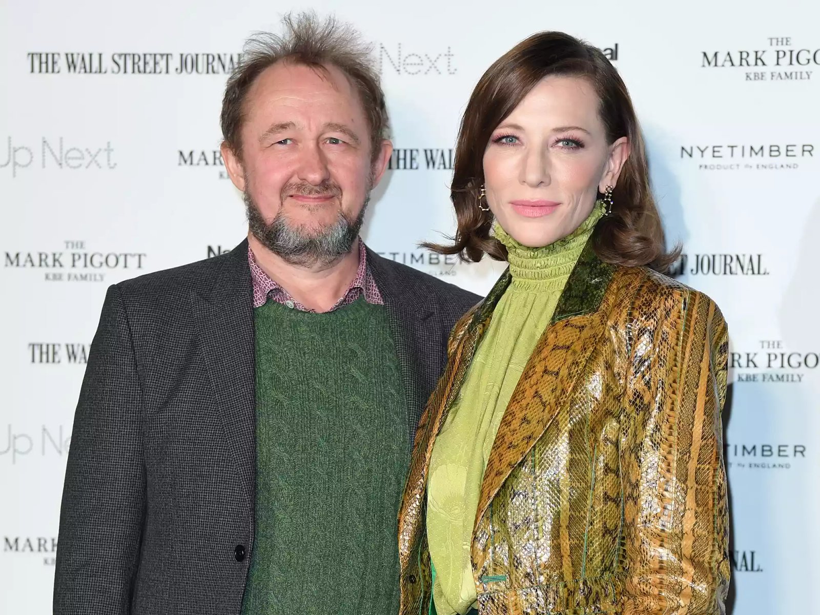 Andrew Upton and Cate Blanchett attend the 'Up Next Gala' at The National Theatre on March 05, 2019 in London, England