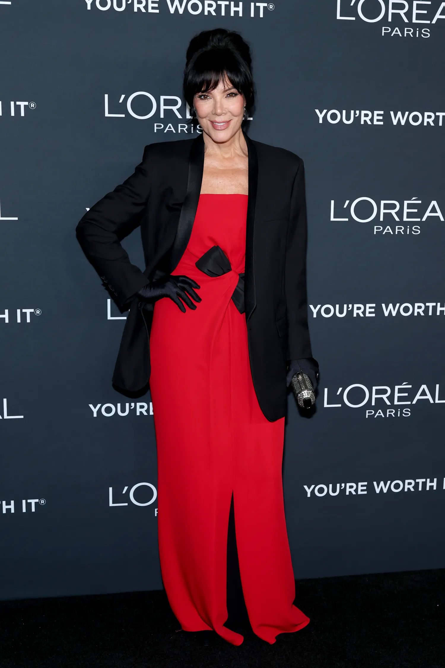 Kris Jenner in Valentino