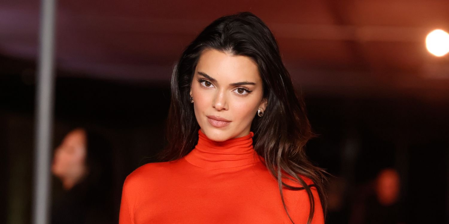 Kendall Jenner Stuns in a Cozy Ultra-Fuzzy Dress with a Chic Thigh Slit
