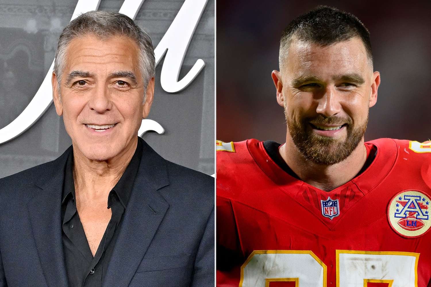George Clooney and Travis Kelce Chat About Acting Dreams After Retirement