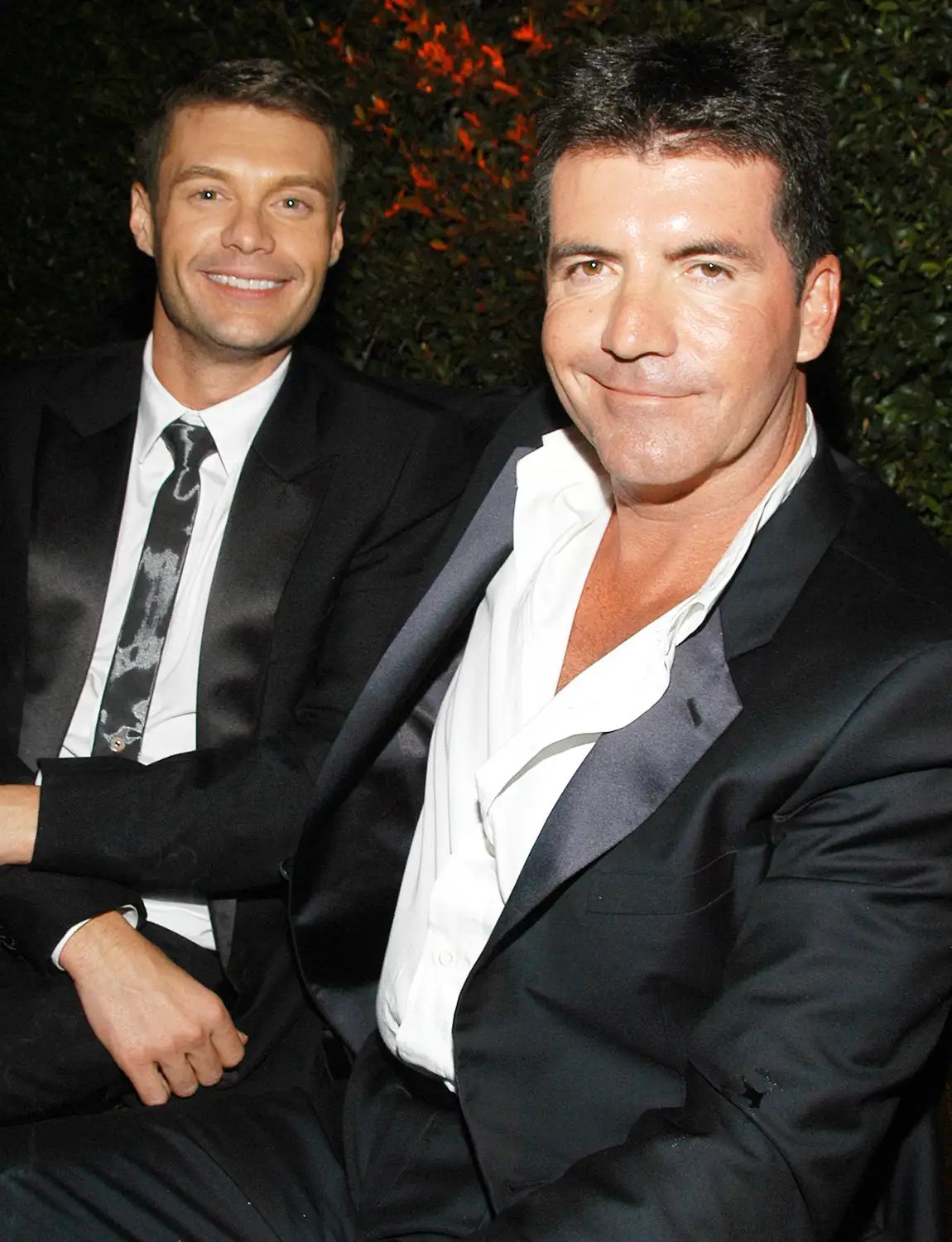 Ryan Seacrest and Simon Cowell in September 2007.