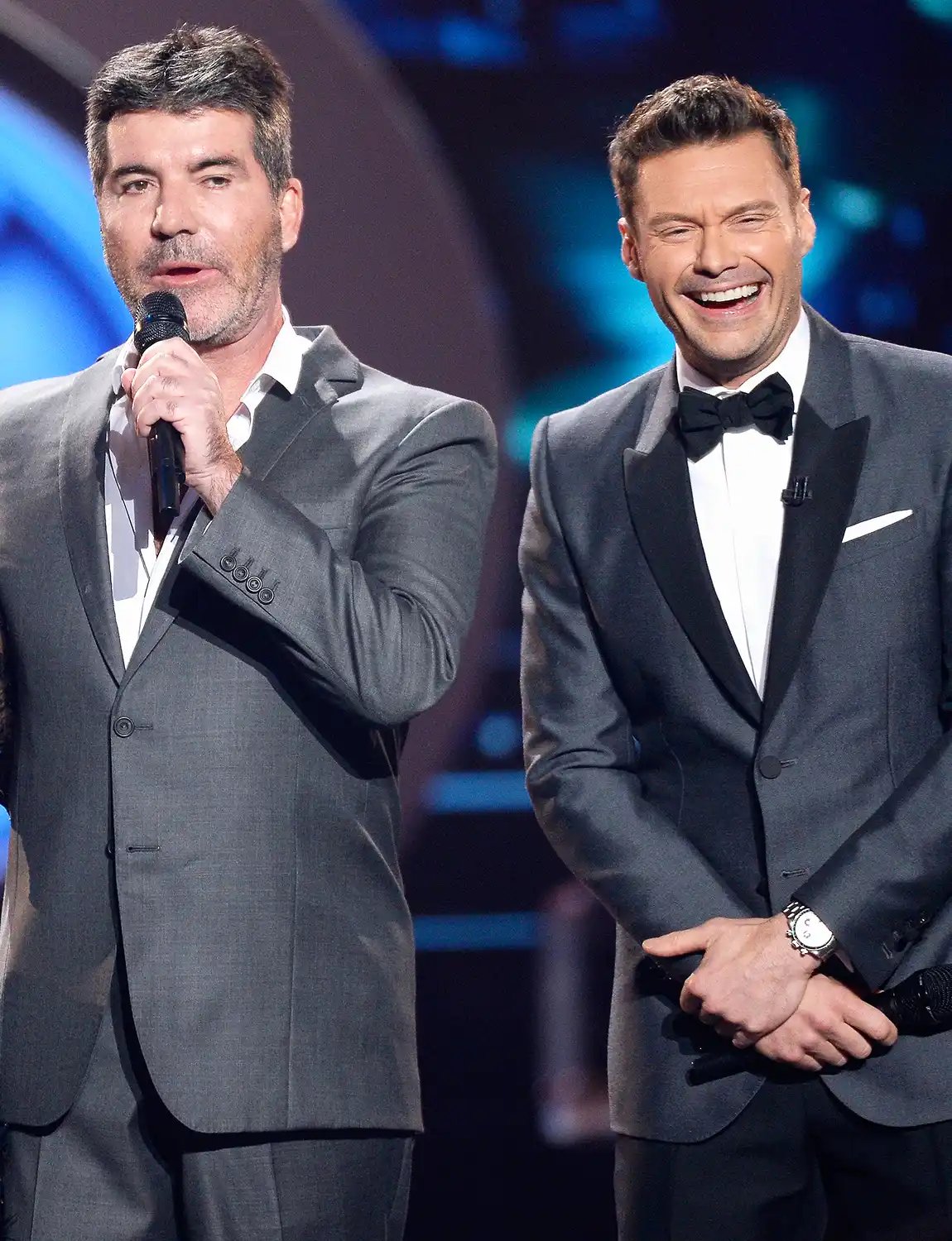 Simon Cowell and Ryan Seacrest in April 2016.