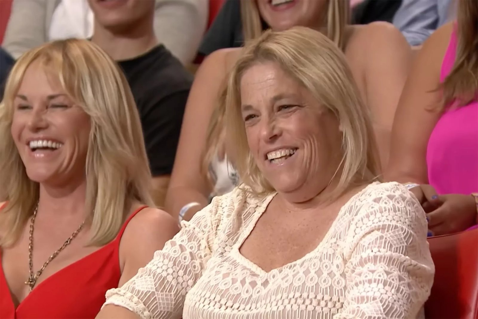 Valerie Sandler in the audience for 'The Tonight Show'