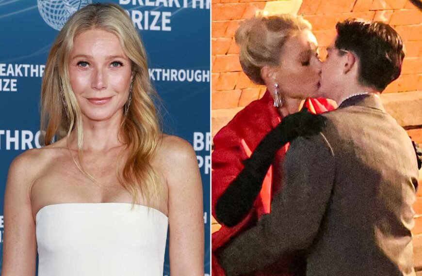 Gwyneth Paltrow Shares Her Kids’ Reactions to Photos of Her with Timothée Chalamet in Marty Supreme