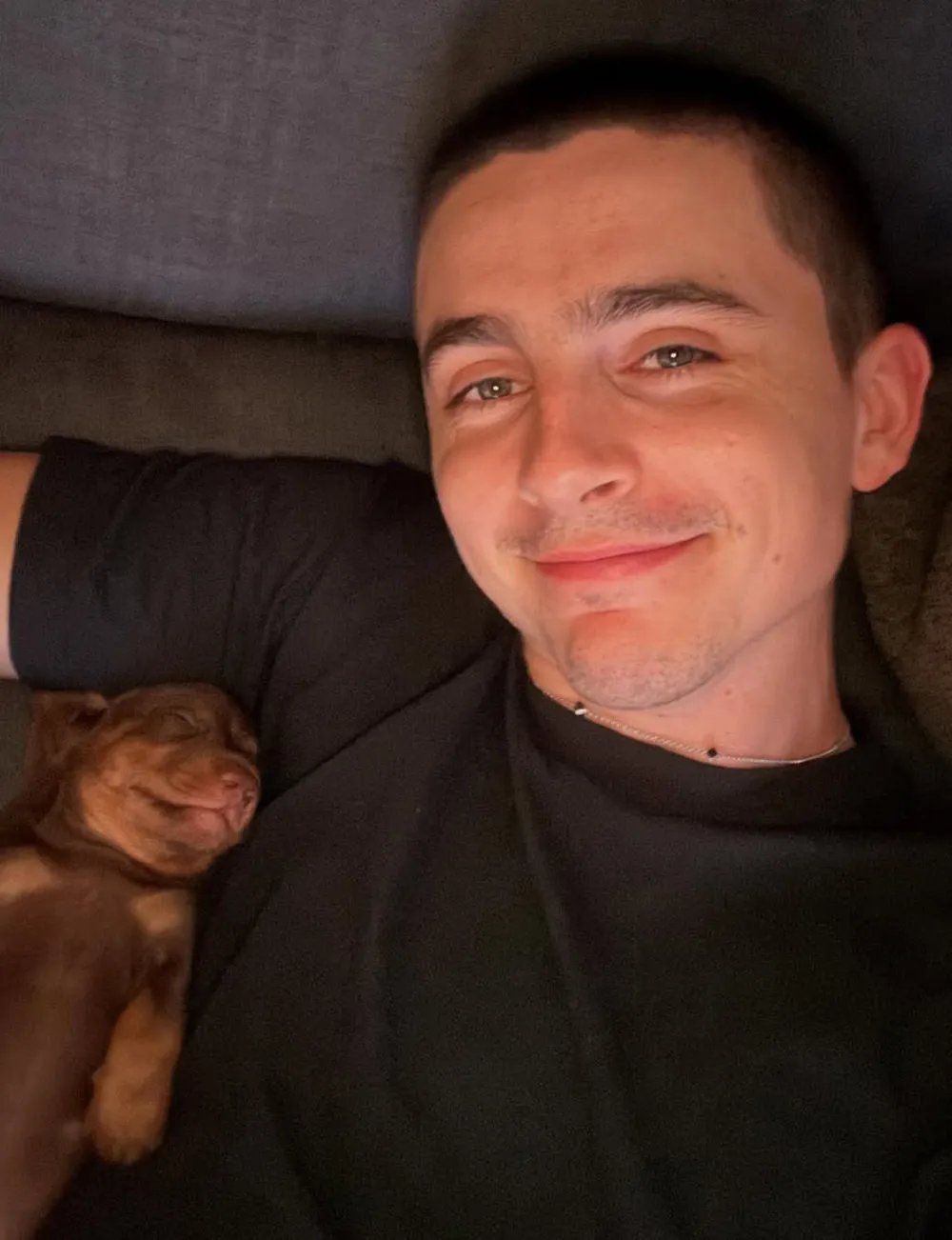 Timothée Chalamet introduces his adorable puppy