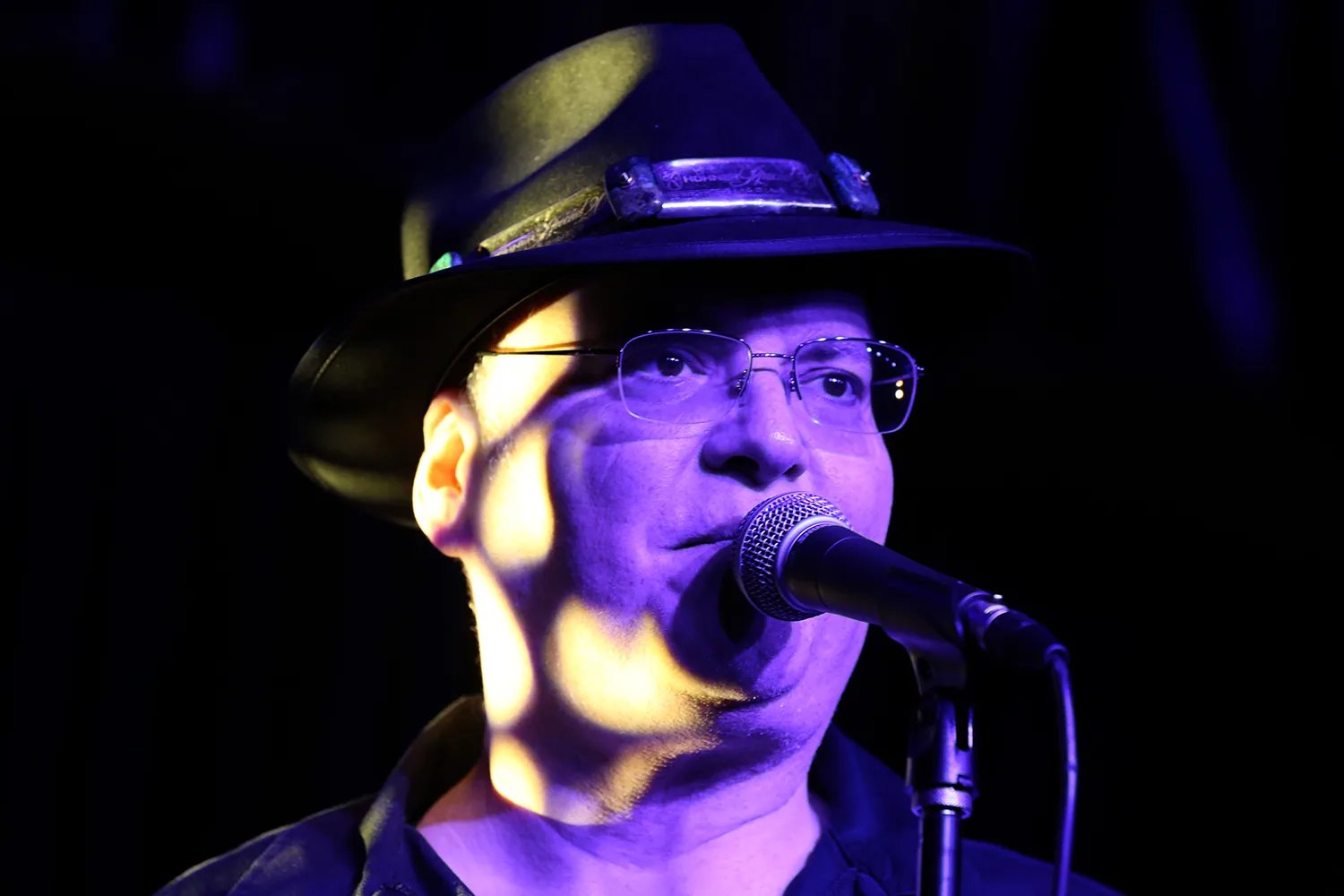 John Popper of Blues Traveler performs during the grand opening of The Sand Dollar Downtown at the Plaza Hotel & Casino on May 26, 2022 in Las Vegas, Nevada.