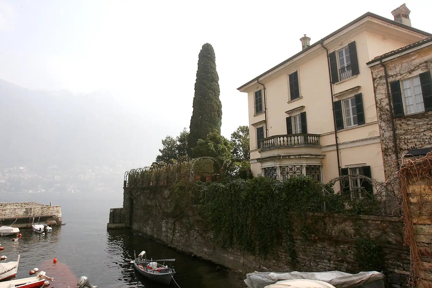 George Clooney's Italian home, Villa Oleandra, situated on Lake Como's southwestern shores, in Laglio, just 5 Km from Cernobbio.