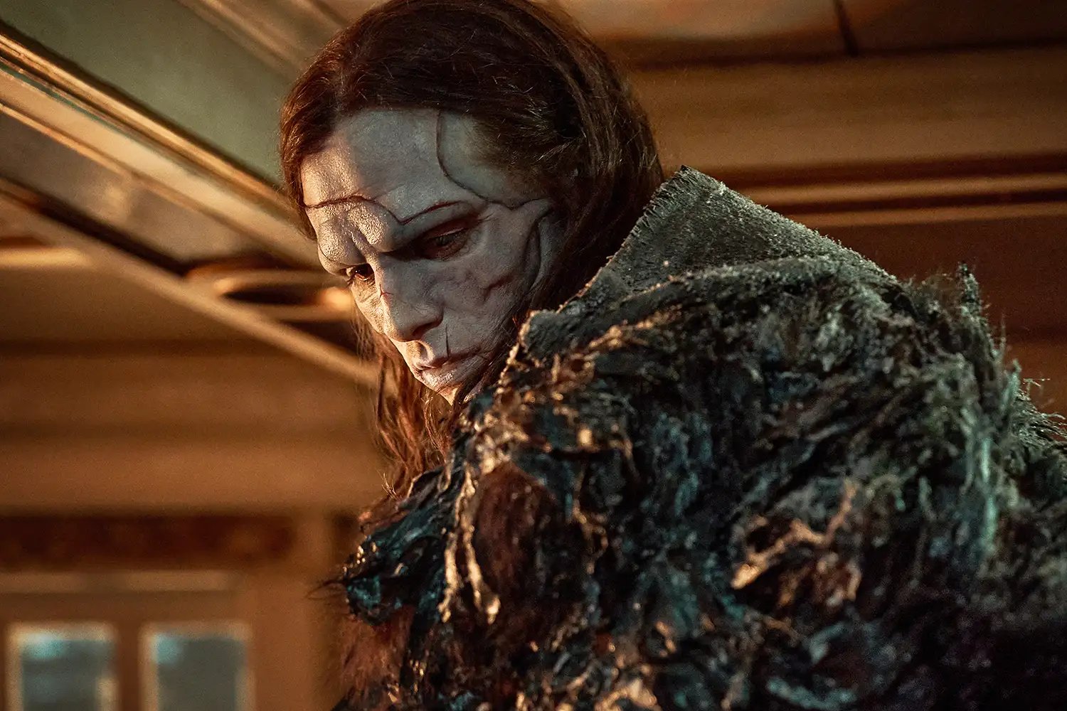 Jacob Elordi as The Creature in Frankenstein.