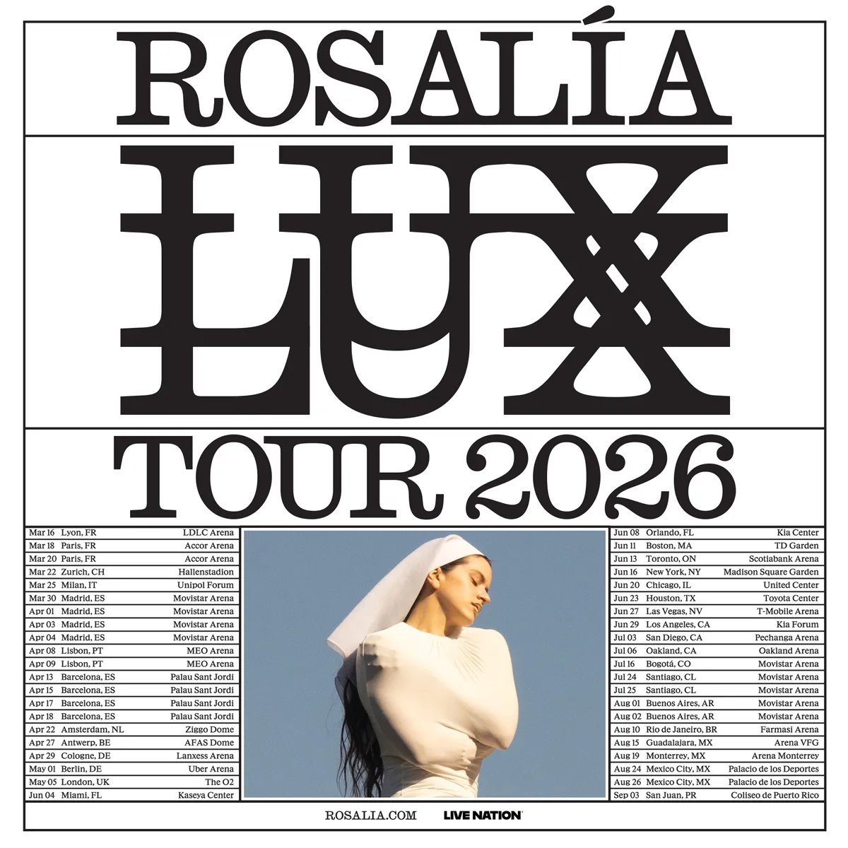 Rosalia Tour Dates