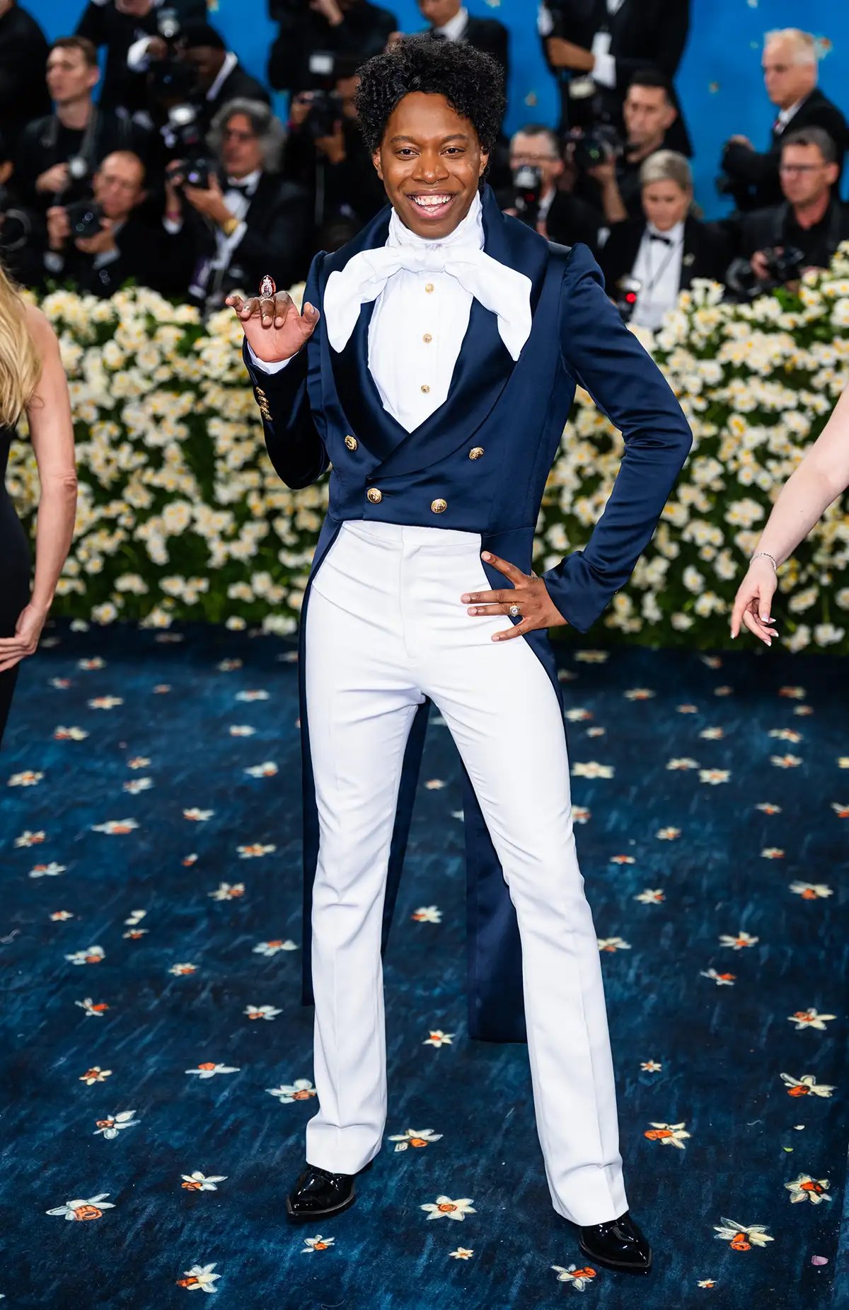 Jeremy O. Harris attends the 2025 Met Gala Celebrating "Superfine: Tailoring Black Style" at Metropolitan Museum of Art on May 05, 2025 in New York City.