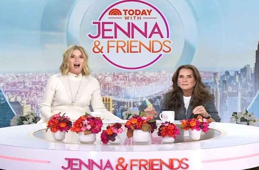 Brooke Shields Shares a Funny Chair Moment with Jenna Bush Hager on Today: "I Totally Understand, It's Your Show!"