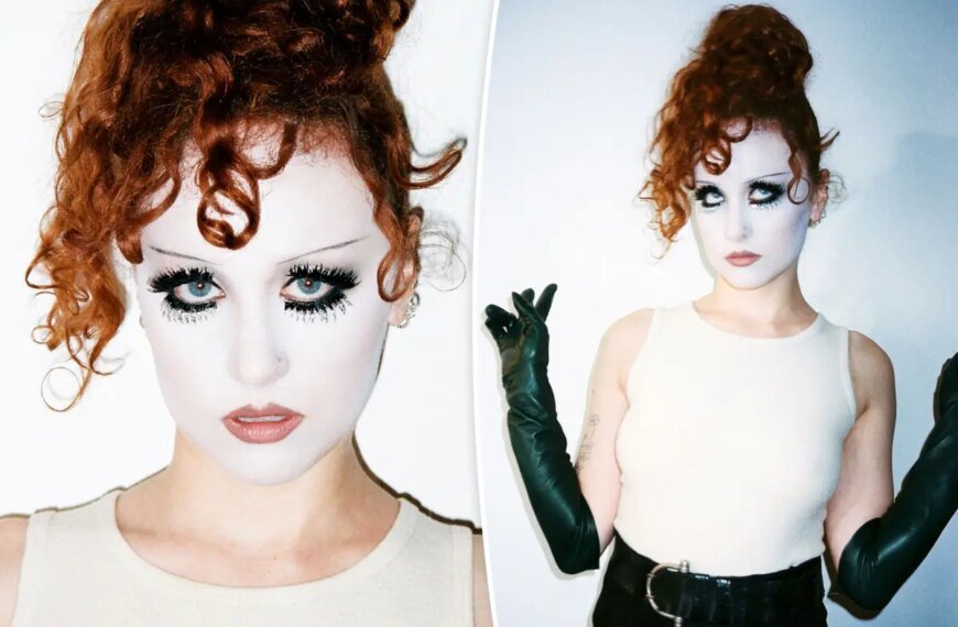 Chappell Roan Dazzles in Silver Lashes as MAC's New Global Brand Ambassador