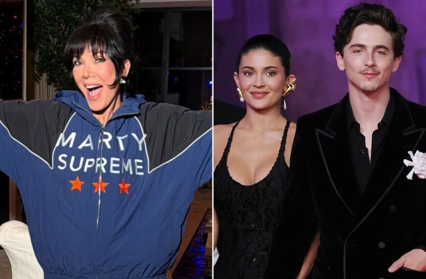 Kris Jenner Supports Kylie Jenner and Timothée Chalamet Ahead of His New Film Release