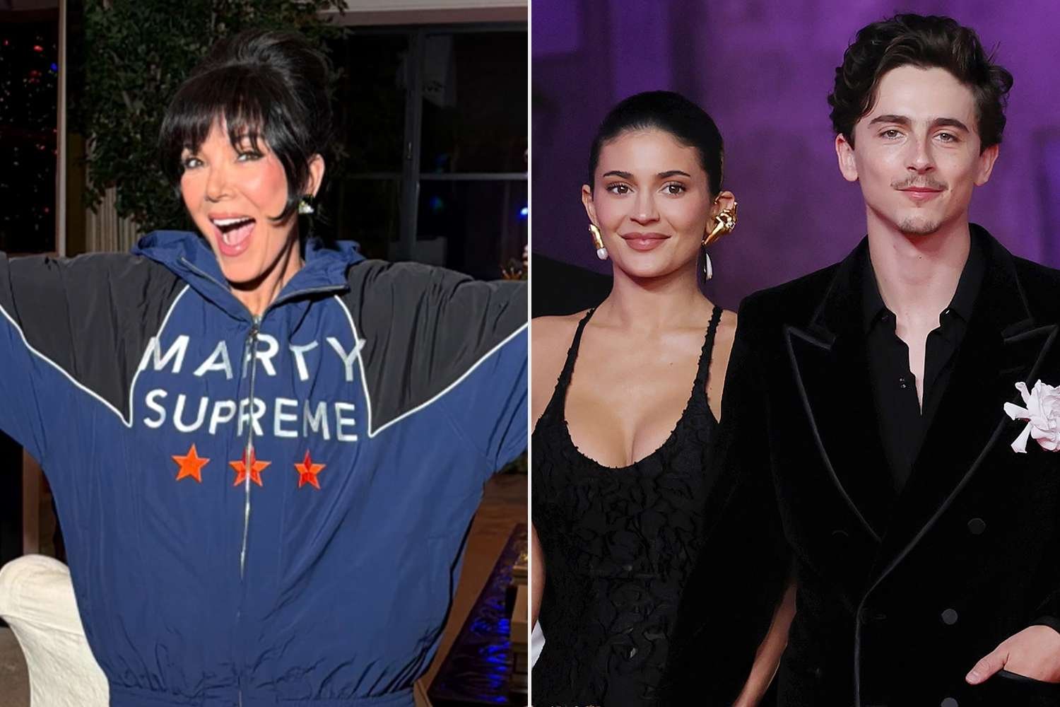 Kris Jenner Supports Kylie Jenner and Timothée Chalamet Ahead of His New Film Release