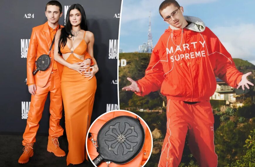 The Meaning Behind Kylie Jenner and Timothée Chalamet’s Coordinated Orange Outfits at the ‘Marty Supreme’ Premiere