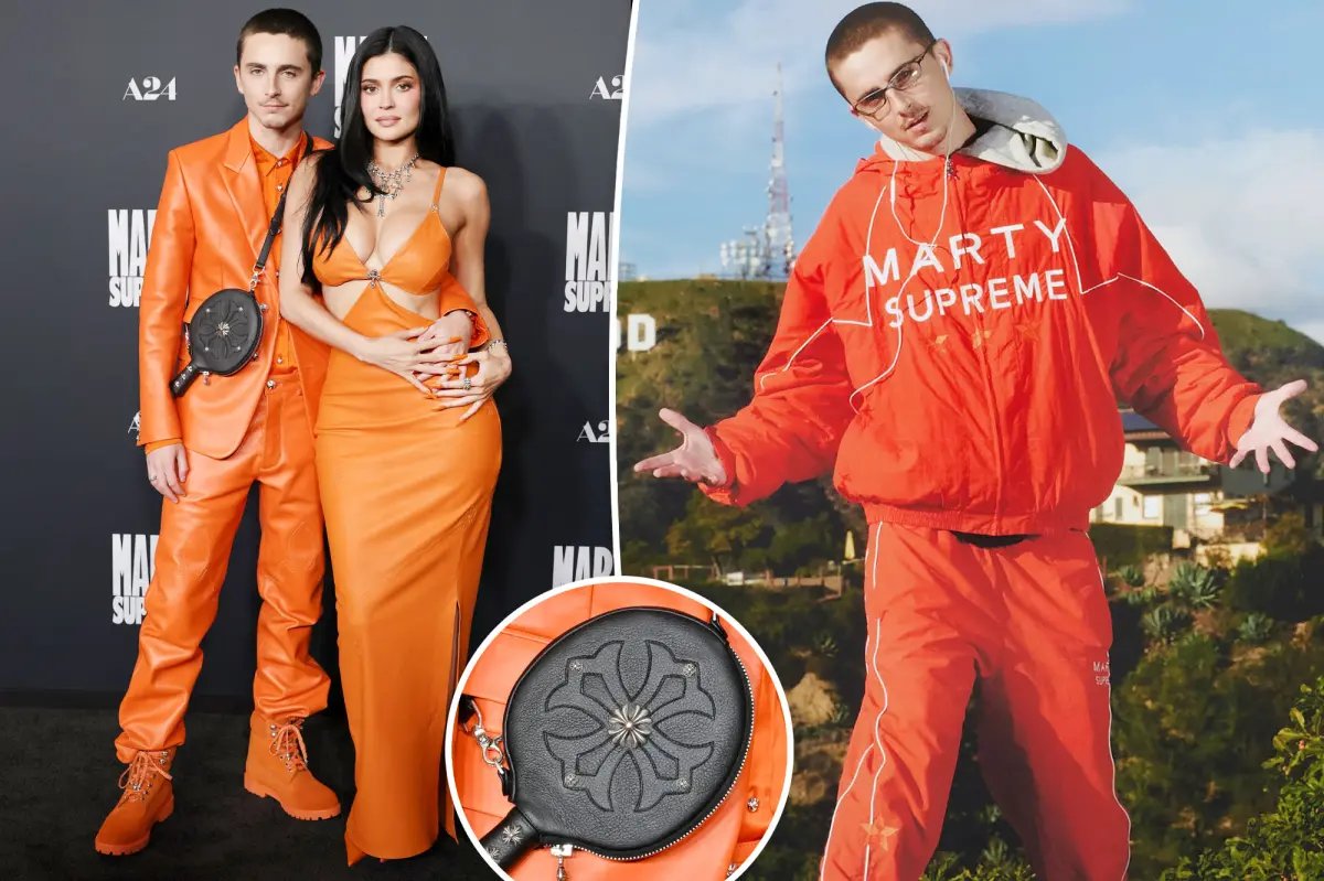 The Meaning Behind Kylie Jenner and Timothée Chalamet’s Coordinated Orange Outfits at the ‘Marty Supreme’ Premiere