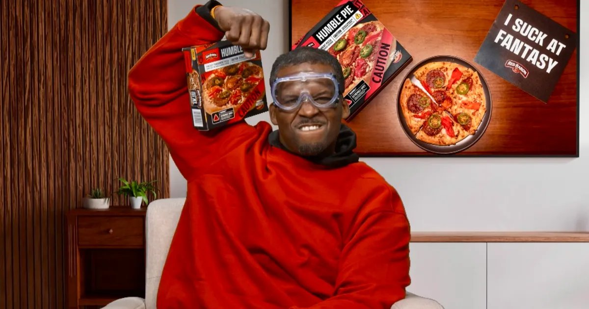 Spice Adams and Red Baron Introduce a Fun New Fantasy Football Punishment: A Spicy Pizza That Requires Gloves