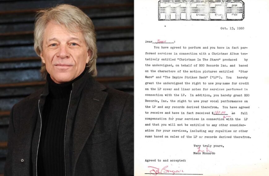 Jon Bon Jovi Reflects on His First Music Contract and the $180 Payment
