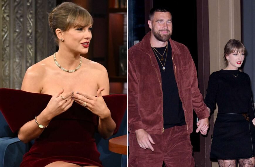 Taylor Swift Shares Her Heartfelt Thoughts on Travis Kelce on The Late Show with Stephen Colbert