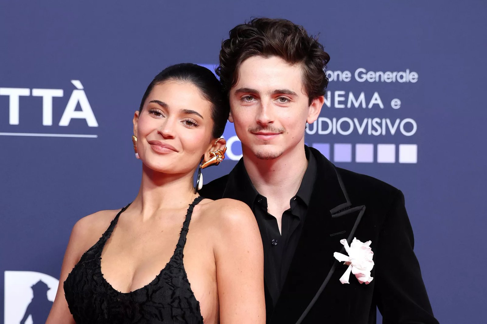 Kylie Jenner and Timothee Chalamet on May 7, 2025 in Rome