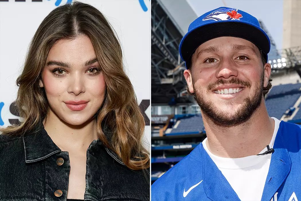 Hailee Steinfeld supporting Josh Allen