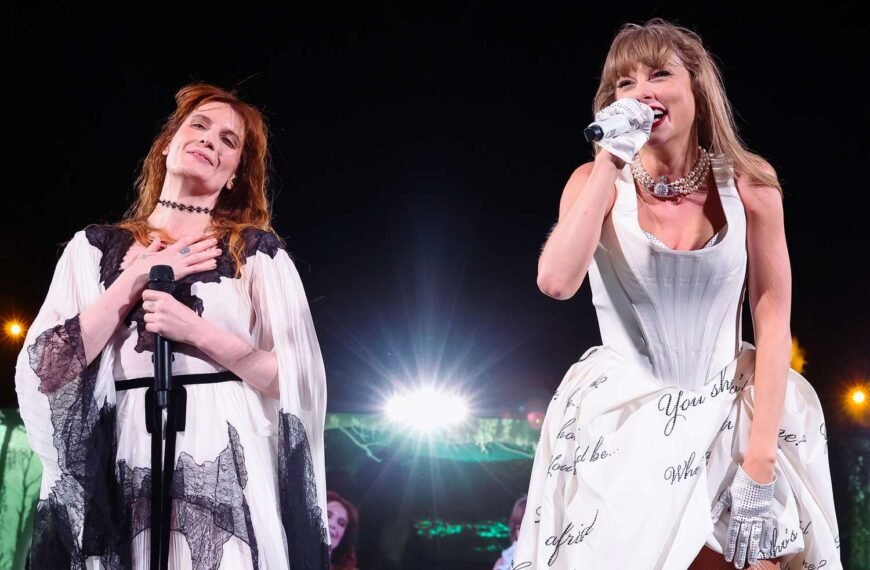 Florence Welch Shares Her Funny and Relatable Take on Performing at the Eras Tour with Taylor Swift
