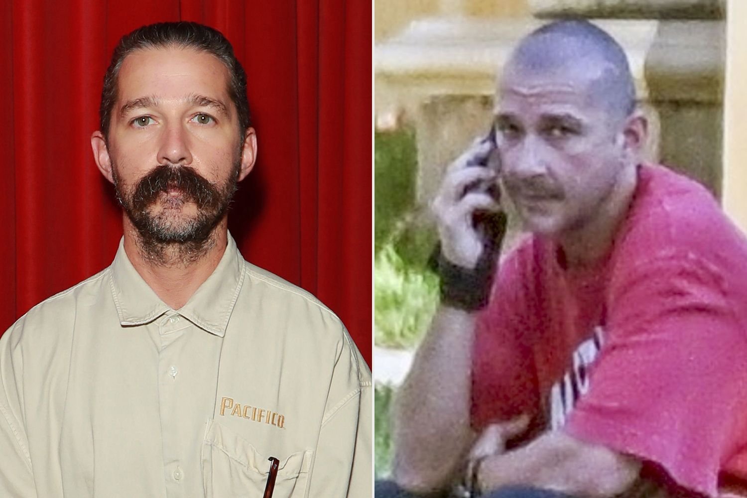 Shia LaBeouf Shows Off a Fresh Shaved Head and New Look During Rare Public Appearance