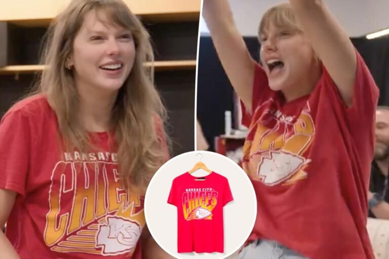 Taylor Swift’s Stylish Kansas City Chiefs Tee is Now Available Again