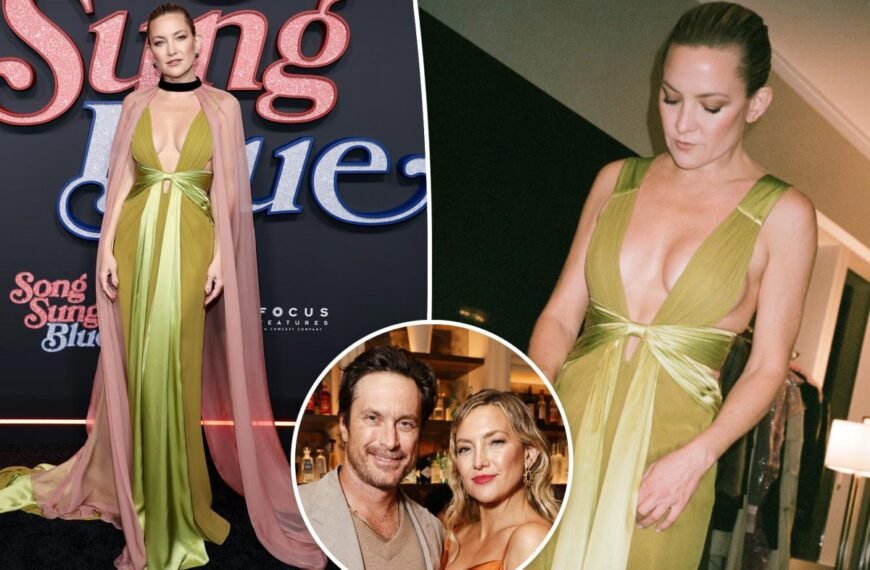 Oliver Hudson Lightly Jests About Kate Hudson's Bold Red Carpet Dress