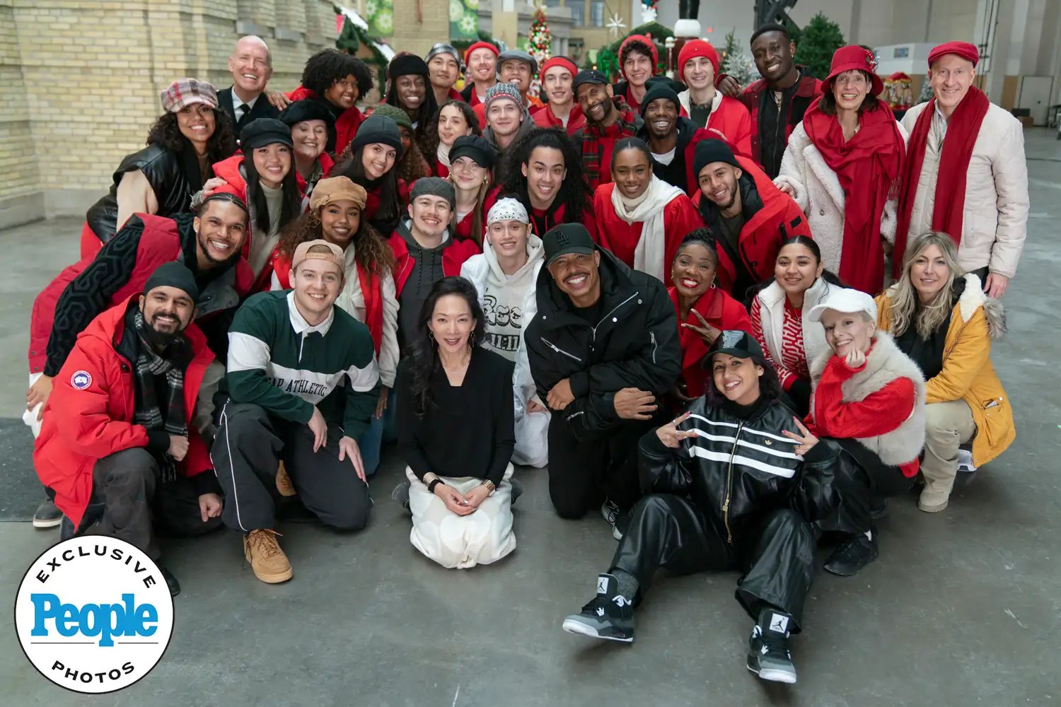A VERY JONAS CHRISTMAS - (Disney/John Medland) RYAN MAW (ASSISTANT COREOGRAPHER), JAMAL SIMS (COREOGRAPHER), KAI MARTINEZ (ASSOCIATE COREOGRAPHER), KAIT DUBBLESTYNE (DANCE COORDINATOR)