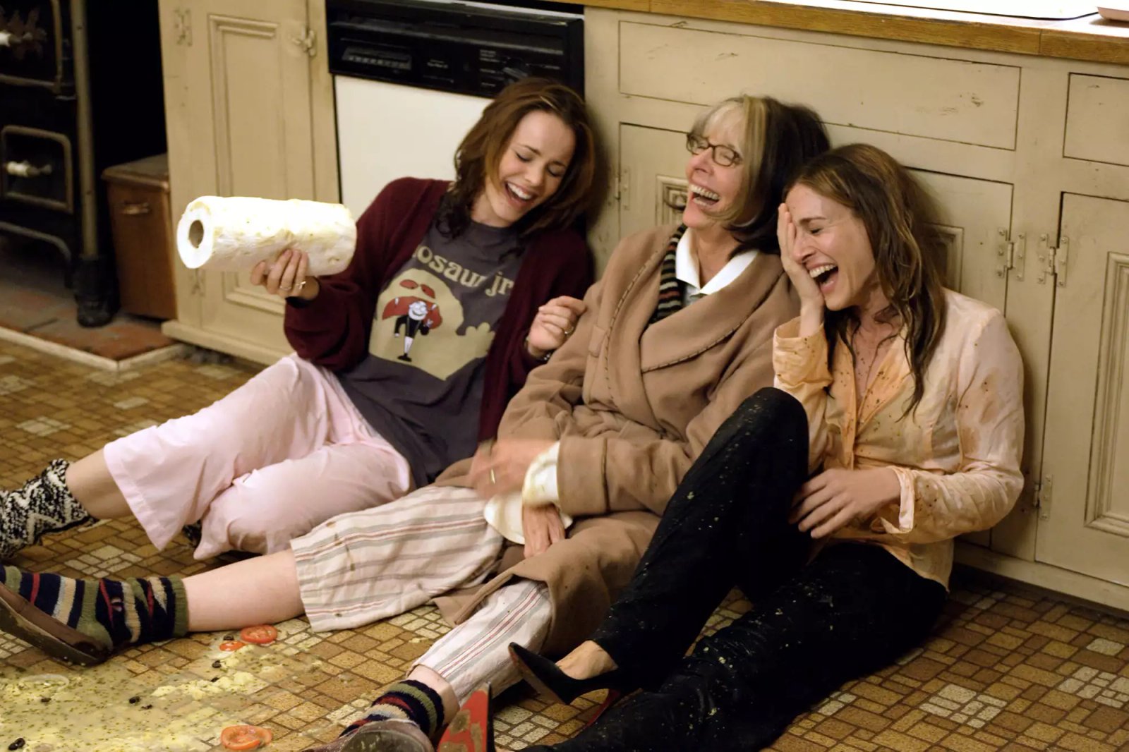 Rachel McAdams, Diane Keaton, and Sarah Jessica Parker in 'The Family Stone'.