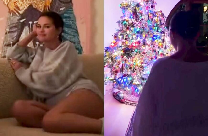 Selena Gomez and Benny Blanco Decorate Their Cozy L.A. Home with 3 Christmas Trees and a Cheerful Holiday Village