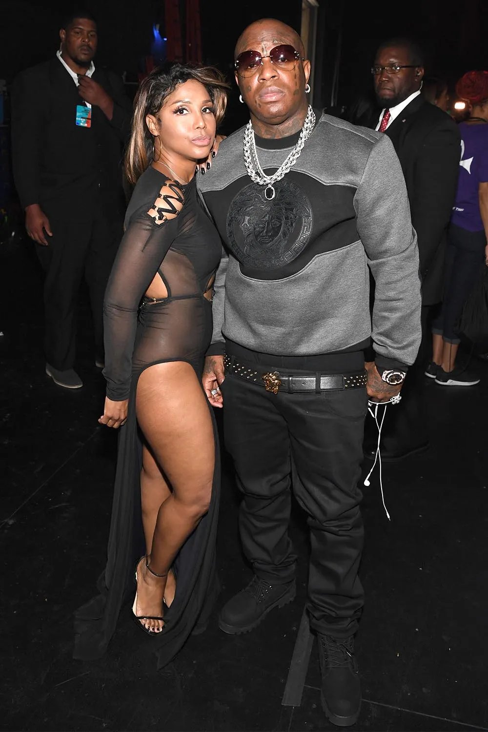 Singer Toni Braxton (L) and recording artists Birdman attend the 2016 BET Awards at the Microsoft Theater on June 26, 2016 in Los Angeles, California.