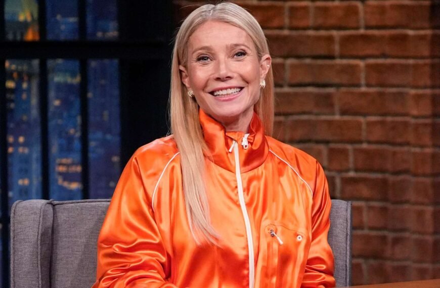 Gwyneth Paltrow Embraces Timothée Chalamet's Color-Coding Style in a Chic Late Night Look