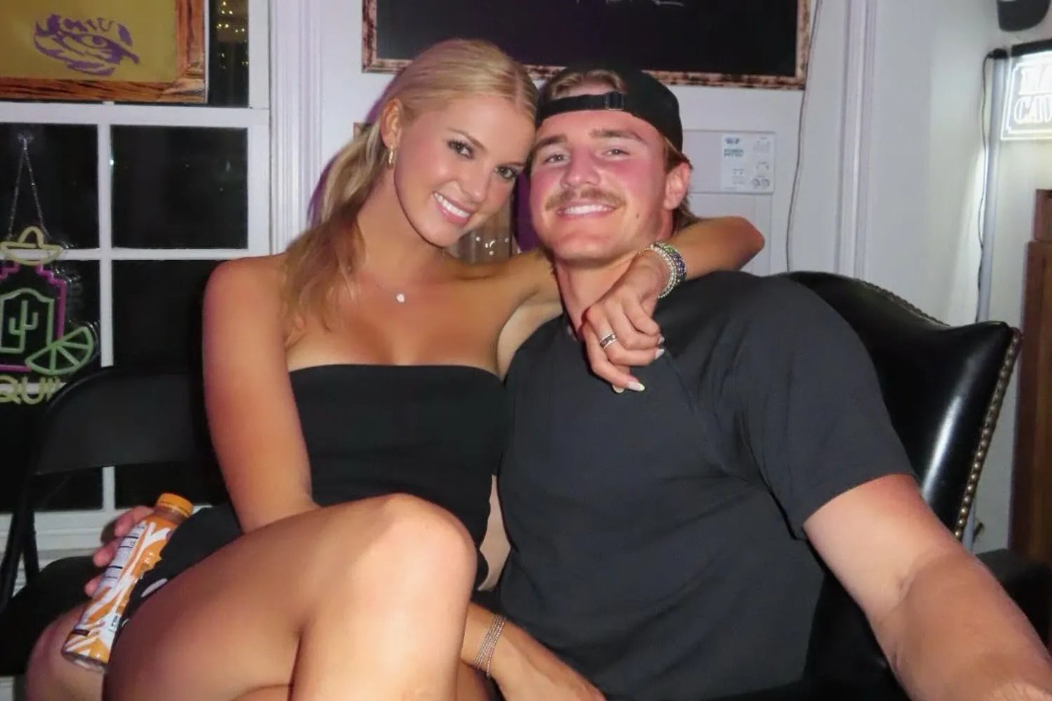 Landry Kiffin and Whit Weeks pose for a photo together in September 2025.