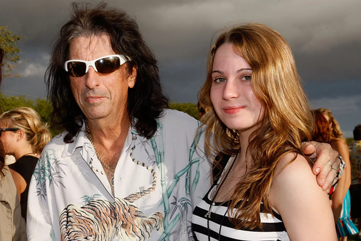Alice Cooper and Sonora Cooper attend the Taste of Wailea on June 14, 2008 in Wailea, Hawaii.
